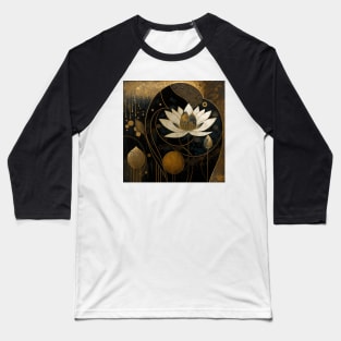 flower and gold Baseball T-Shirt